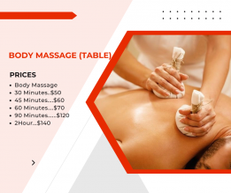 BODY MASSAGE (TABLE)